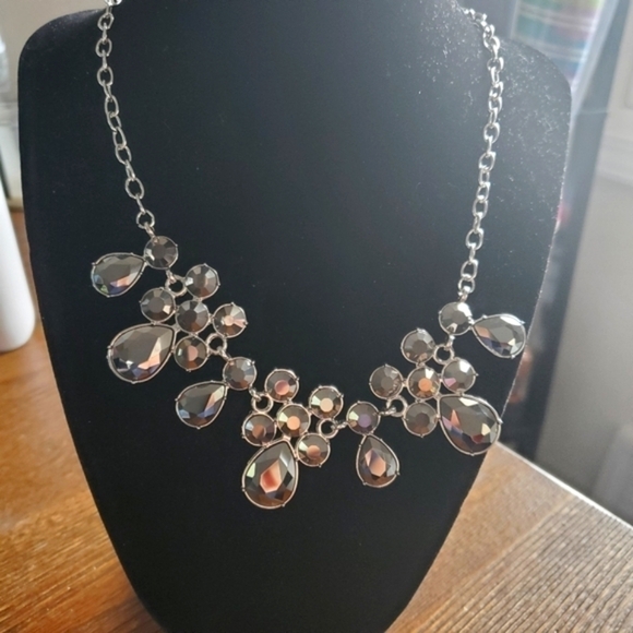 Debutante Drama Silver Necklace - Picture 4 of 5